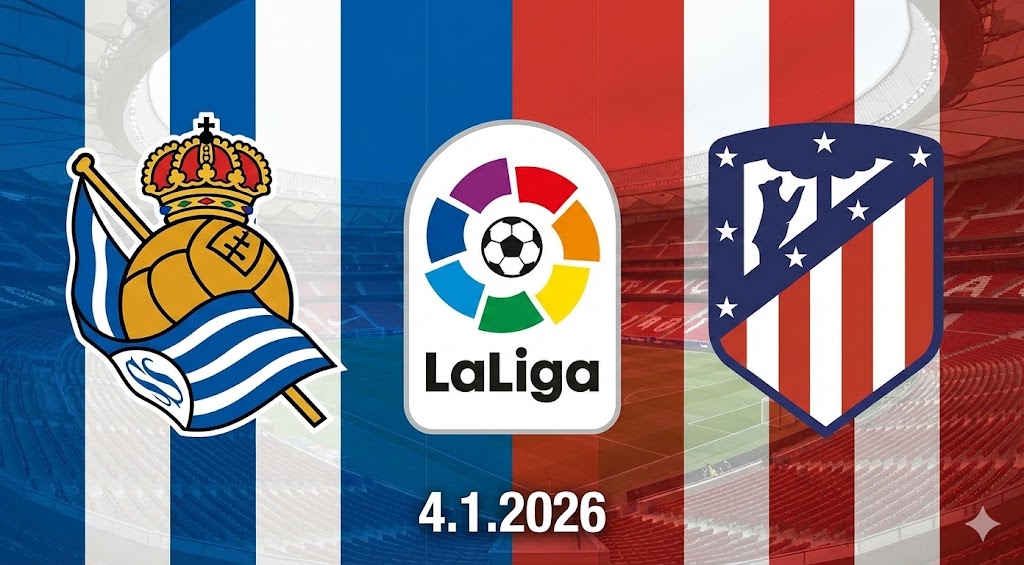 Preview 18. kolo La Ligy zápas Real Sociedad - Atlético Madrid