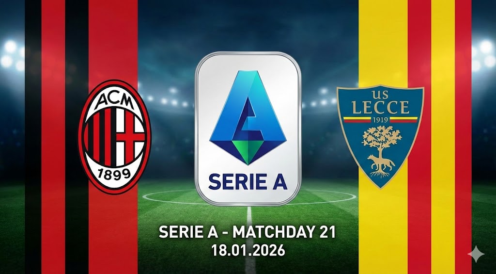 Preview zápasu 21. kola talianskej Serie A zápas AC Miláno - Lecce