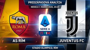 Preview 27. kolo Serie A zápas AS Rím - Juventus